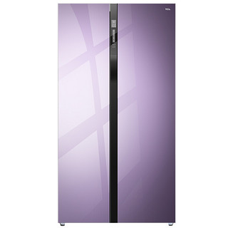 TCL 521T6-S 风冷对开门冰箱 521L 罗兰紫