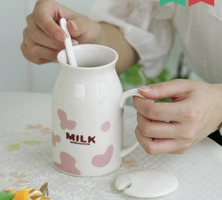 可用家用可爱陶瓷杯情侣杯大容量马克杯早餐牛奶杯子可微波炉用