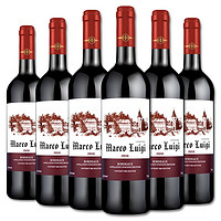 MARCO LUIGI 红妆AOP 波尔多 干红葡萄酒 13.5%vol 750ml*6瓶