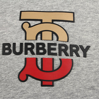 BURBERRY 博柏利 男士圆领卫衣 80166761 灰色 S