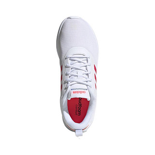 adidas NEO Qt Racer 2.0 女子休闲运动鞋 FW7280 白红 37