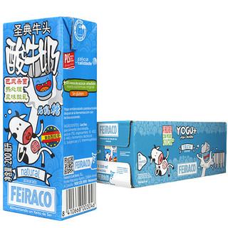 FEIRACO 圣典牛头 原味酸奶 200ml*24盒