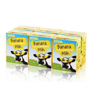 VIVA 韦沃 牛奶 香蕉口味 200ml*6盒