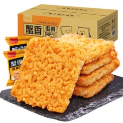 悦姑娘蟹香蛋黄锅巴400g