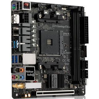 ASRock 华擎 玩家至尊 X470 Gaming-ITX/ac MINI-ITX主板（AMD AM4、X470）