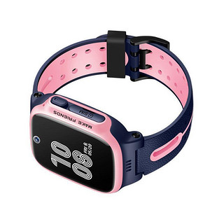 小天才 Q1S 4G智能手表 42.4mm 粉色 粉色硅胶表带（GPS、IPX8防水）