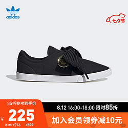 adidas ORIGINALS 阿迪达斯官网 adidas 三叶草 SLEEK LO W 女鞋经典运动鞋FV0741 一号黑/金 37(230mm)