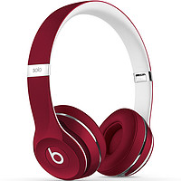 Beats Solo2 豪华版 耳罩式头戴式有线耳机 红色 3.5mm