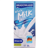MEADOWLAND 美多莱 全脂纯牛奶 1L