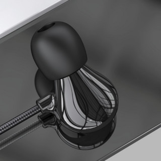 choetech 迪奥科 入耳式耳塞式圈铁降噪有线耳机 经典黑 3.5mm