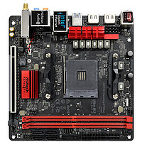 ASRock 华擎 玩家至尊 AB350 Gaming-ITX/ac MINI-ITX主板（AMD AM4、B350）
