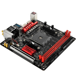 ASRock 华擎 玩家至尊 AB350 Gaming-ITX/ac MINI-ITX主板（AMD AM4、B350）