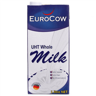 EUROCOW 优佳 纯牛奶 1L