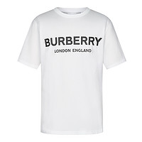 BURBERRY 博柏利 男士圆领短袖T恤 80094951 白色 XL