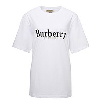 BURBERRY 博柏利 女士圆领短袖T恤 80059401 白色 XL