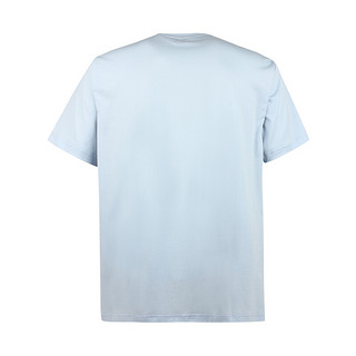 BURBERRY 博柏利 男士圆领短袖T恤 80148231 浅蓝色 XL
