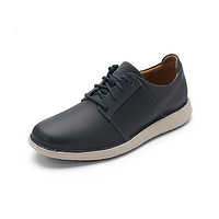 Clarks 其乐 优跃系列 Un Larvik Lace 男士休闲皮鞋 261445867 海军蓝 40