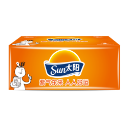 太阳中顺洁柔太阳sun4层60抽加厚抽纸32包