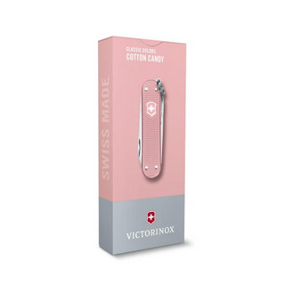 维氏（VICTORINOX）典范缤纷限量系列58mm（7项功能）生日礼物礼品送男女朋友 浅粉色0.6221.252G