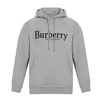 BURBERRY 博柏利 男士连帽卫衣 80071201 浅麻灰色 XXL