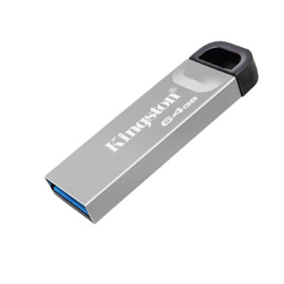 Kingston 金士顿 DTKN USB 3.2 U盘 银色 64GB USB+苹果转接头