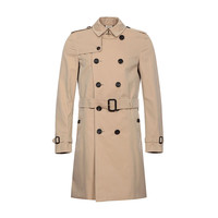 BURBERRY 博柏利 男士中长款风衣 切尔西版型 40088051 蜂蜜色 50