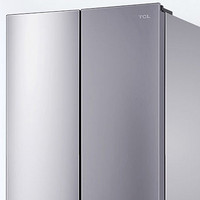 TCL BCD-408WZ50 风冷十字对开门冰箱 408L 典雅银