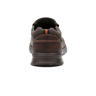 Clarks 其乐 Clarks Cotrell 男士休闲皮鞋 26119614 棕色 10M