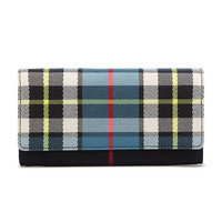 BURBERRY 博柏利 女士长款钱包 40760931 深蓝色海军蓝色格纹