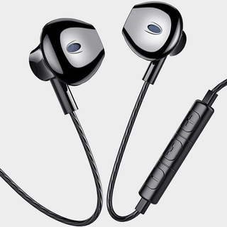 Langsdom 兰士顿 F9C 入耳式双动圈降噪有线耳机 黑色 3.5mm