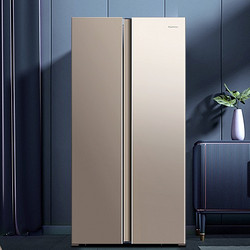 KONKA 康佳 水润鲜超薄系列 BCD-601WEGX5S 风冷对开门冰箱 601L 金色