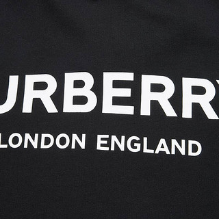 BURBERRY 博柏利 男士连帽卫衣 80095091 黑色 XL