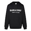 BURBERRY 博柏利 男士连帽卫衣 80095091 黑色 XL