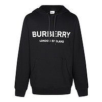 BURBERRY 博柏利 男士连帽卫衣 80095091 黑色 XL