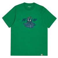 carhartt WIP 男士圆领短袖T恤 029024G 蓝绿色 S
