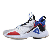 PEAK 匹克 力量系列 男子籃球鞋 DA120021 淺灰/亮光藍 42
