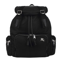 BURBERRY 博柏利 男士尼龙双肩包 80077101 黑色 大号