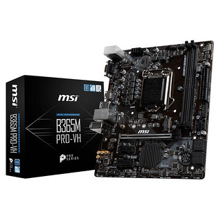 MSI 微星 B365M PRO-VH M-ATX主板（Intel LGA1151、B365）