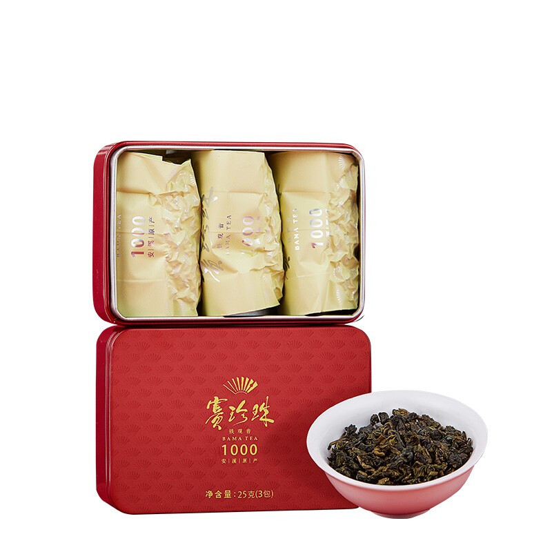 bamatea 八马茶业 赛珍珠1000 特级 铁观音 25g