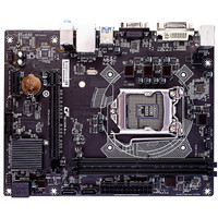 COLORFUL 七彩虹 C.H110M-K全固态版 V21 M-ATX主板（Intel LGA1151、H110）