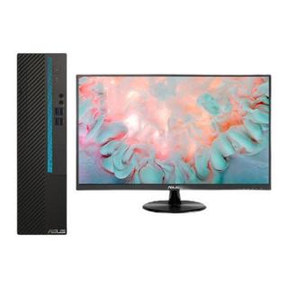 ASUS 华硕 碉堡 T09 奔腾版 21.5英寸 商务台式机 黑色(奔腾G6400、核芯显卡、 8GB、256GB SSD+1TB HDD、风冷)