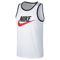 NIKE 耐克 Ace Logo 男子运动背心 779235-102 白色 M