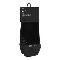 耐克 训练袜子男（三双） NIKE DRY LIGHTWEIGHT NO-SHOW SX6940 SX6940-010黑 M