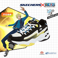 Skechers斯凯奇海贼王联名系列2021年秋季男女山智款老爹鞋运动鞋896036/894036 894036-BKMT 黑色/多彩色 男款 43