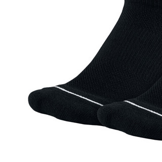 NIKE 耐克 男女中短筒休闲透气运动袜三双装SX5546-010 黑色 S