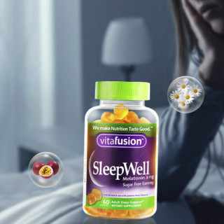 vitafusion SleepWell 褪黑素软糖 60粒