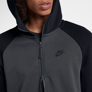 NIKE 耐克 Sportswear Tech Fleece 男子运动卫衣 928484-060 黑色/灰蓝 L