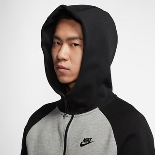 NIKE 耐克 Sportswear Tech Fleece 男子运动卫衣 928484-064 黑色/灰 XXL