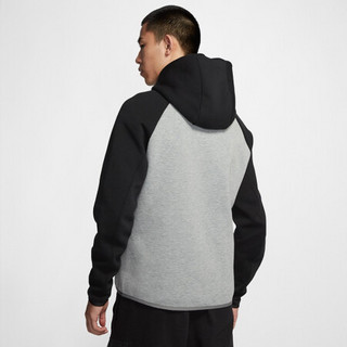 NIKE 耐克 Sportswear Tech Fleece 男子运动卫衣 928484-064 黑色/灰 XXL