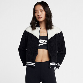 NIKE 耐克 SPORTSWEAR 女子休闲夹克 939389-010 黑/白 XXL